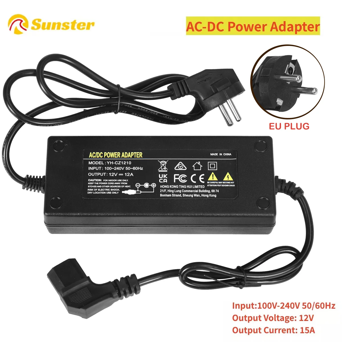 A041 Adapter Power Cord Supply AC100V-240V to DC 12V - Image 4