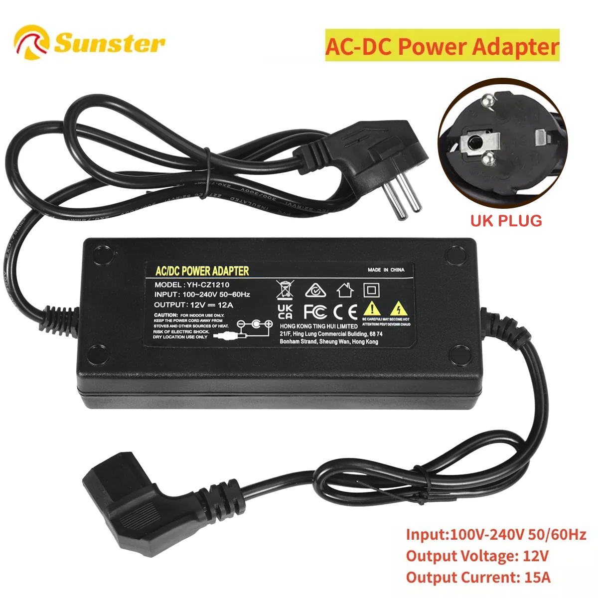A041 Adapter Power Cord Supply AC100V-240V to DC 12V - Image 5