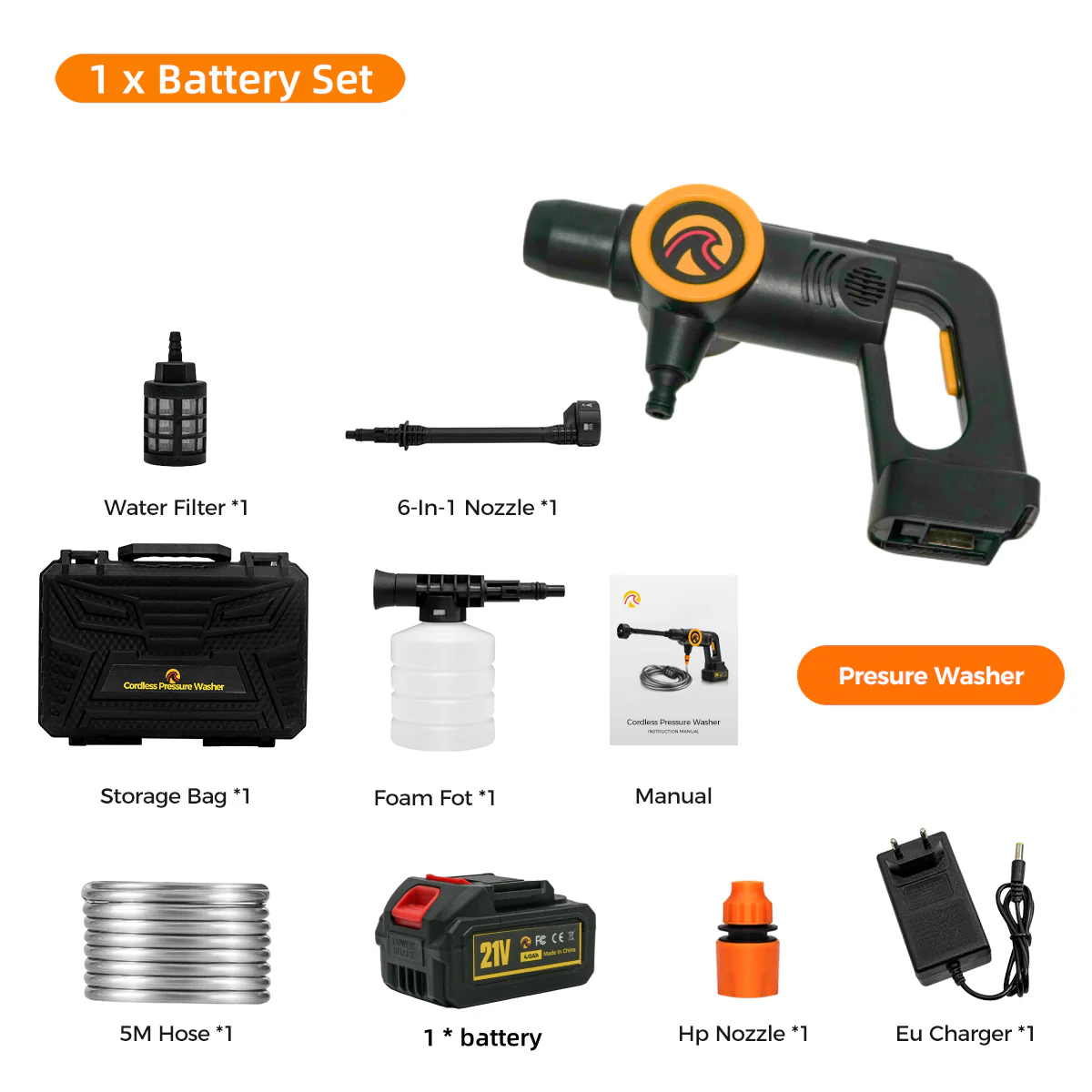 Sunster S-H2 Brushless High Pressure Washer - Image 14