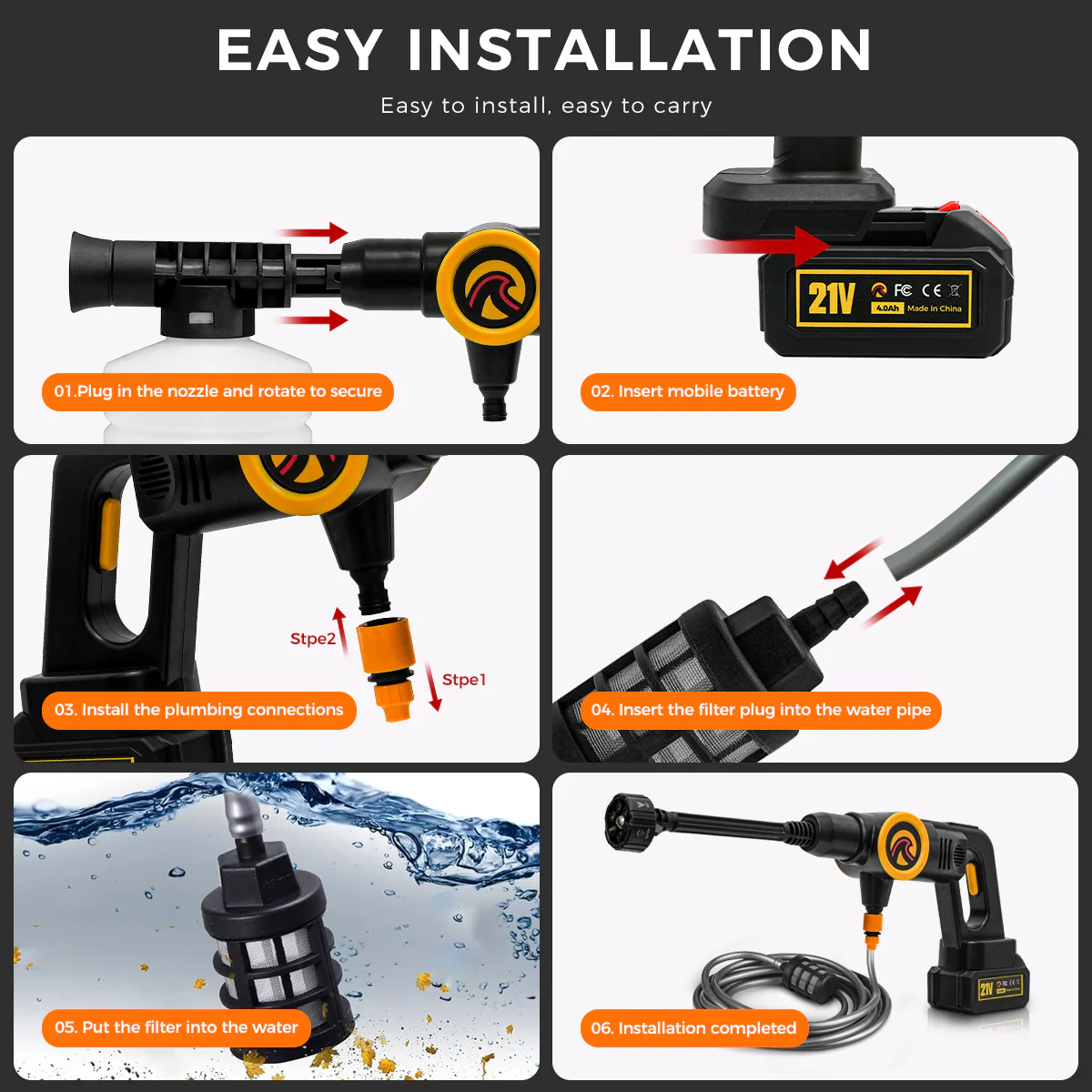 Sunster S-H2 Brushless High Pressure Washer - Image 5