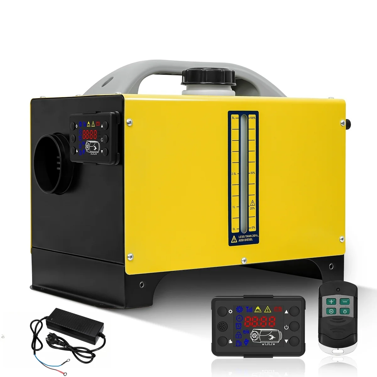 Sunster A2013ST Diesel Heater 8KW 12/24V 110-240V, All in One Classic Version - Image 5