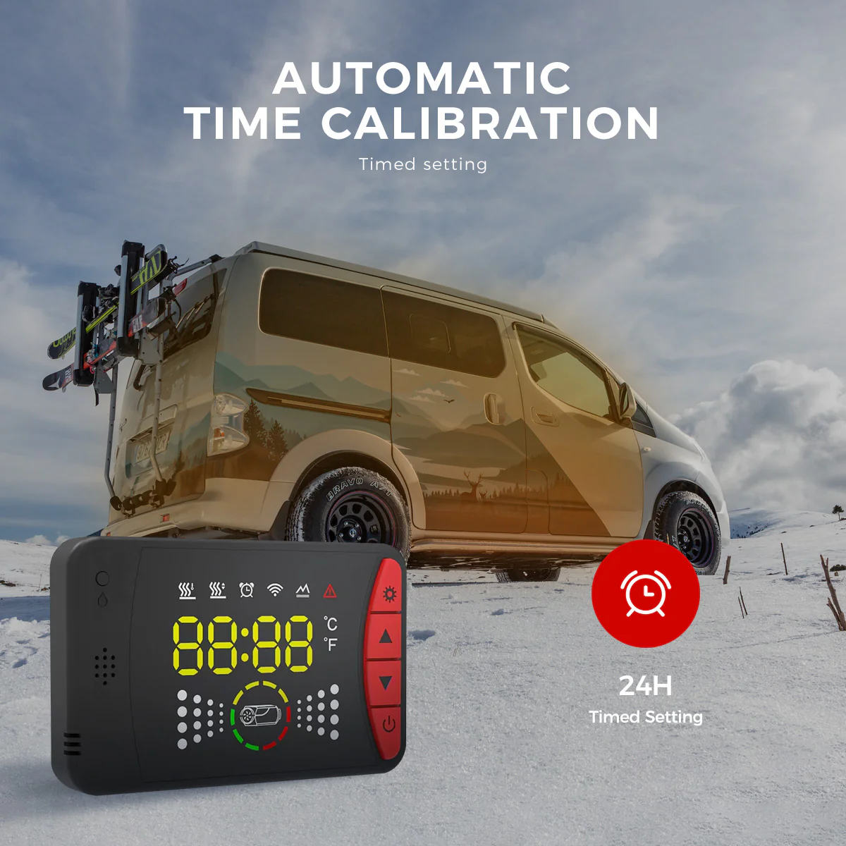 Sunster A2105LVP Diesel Heater 8KW 12/24V 110-240V, All In One Bluetooth Version - Image 13