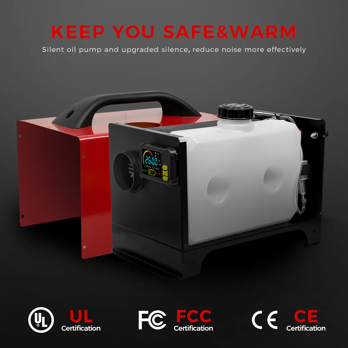 Sunster A2200BS Diesel Heater 8KW 12/24V 110-240V, All In One Bluetooth Version - Image 11