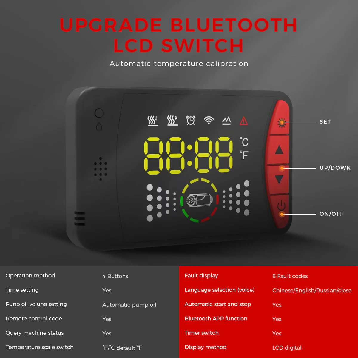 Sunster A2105LV Diesel Heater 8KW 12/24V, All In One Bluetooth Version - Image 12