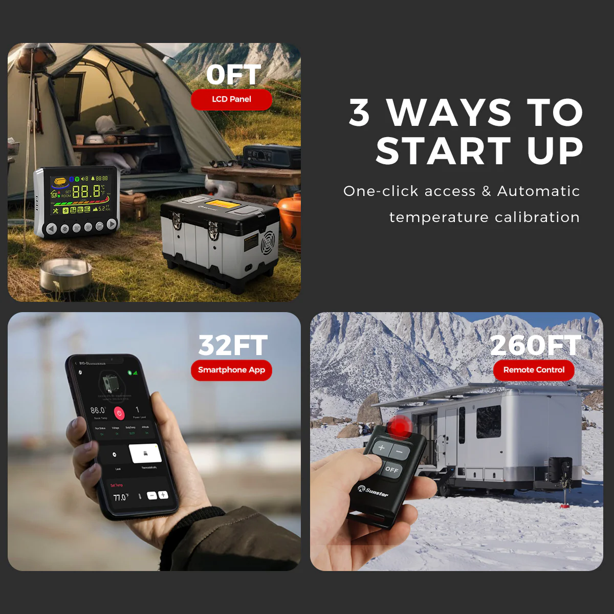 Sunster TB10 Diesel Heater 8KW 12/24V 110-240V, ToolBox Bluetooth Upgrade Version - Image 4
