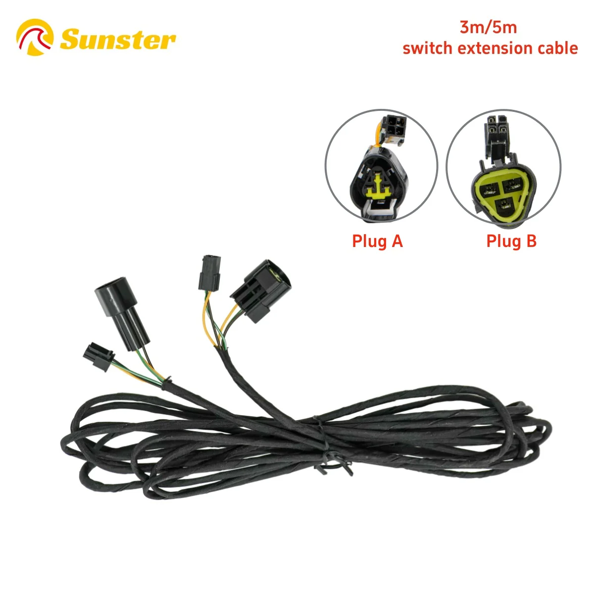 1pc 12V LCD Switch Extension Cable 3m/5m - Image 4