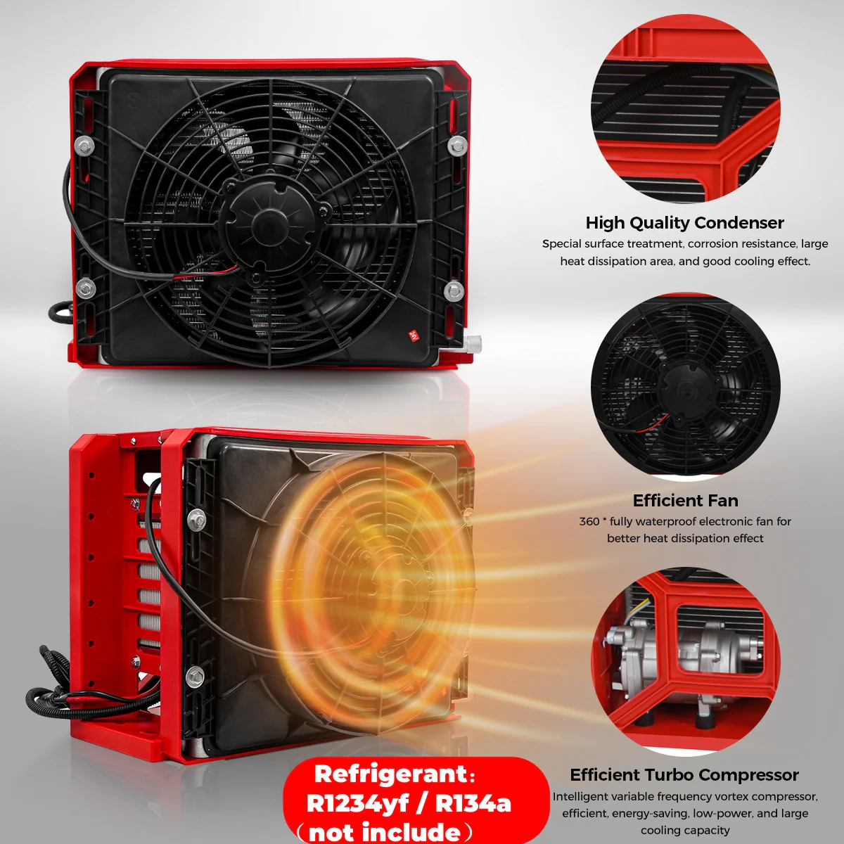Sunster S-AC2 RV Air Conditioner 12V/24V Efficient Cooling - Image 12