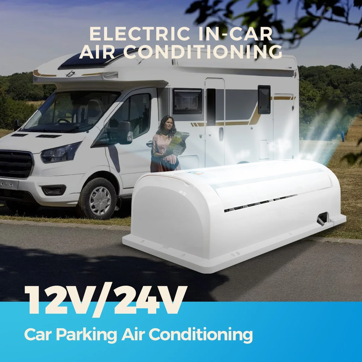 Sunster S-AC2 RV Air Conditioner 12V/24V Efficient Cooling - Image 6