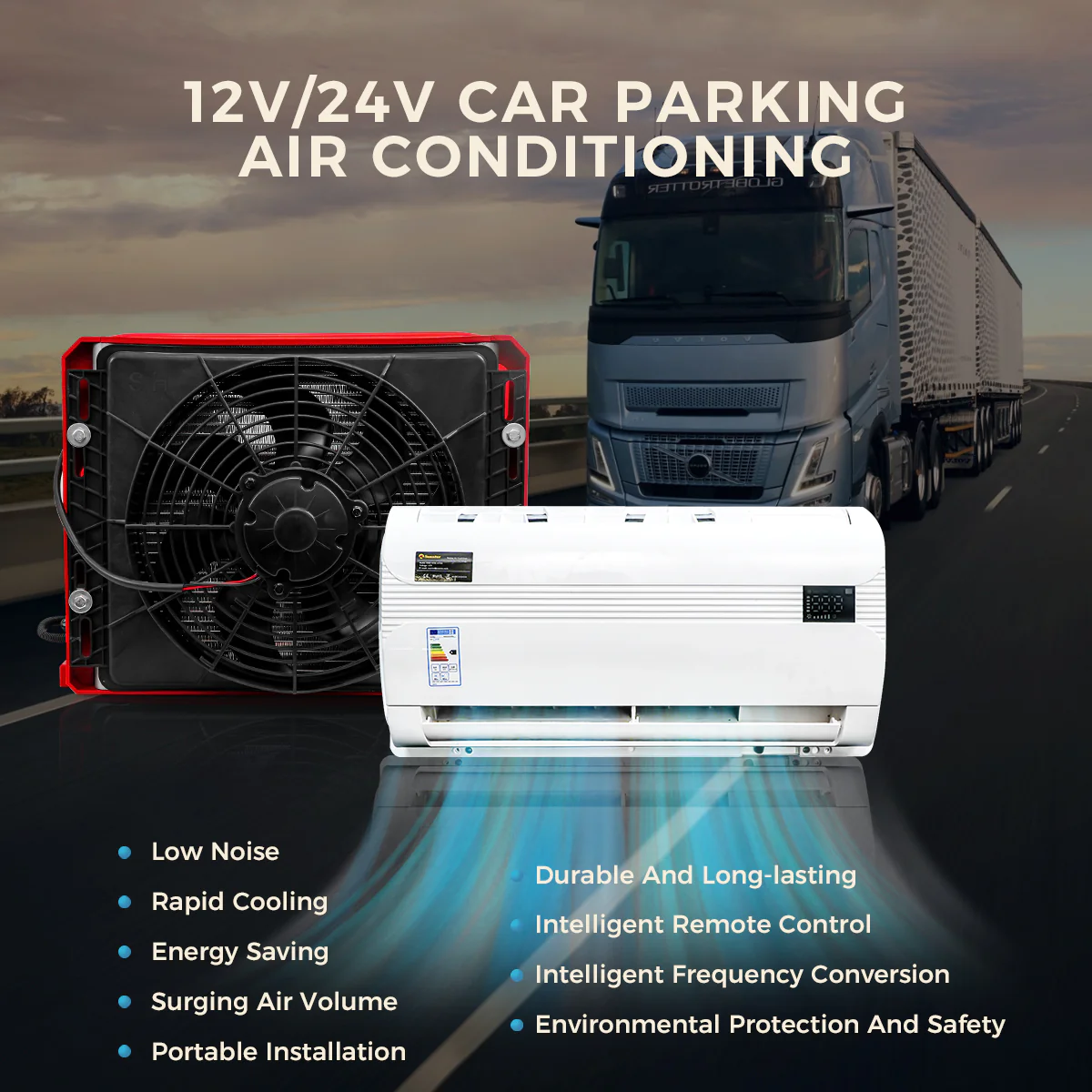 Sunster S-AC2 RV Air Conditioner 12V/24V Efficient Cooling - Image 9