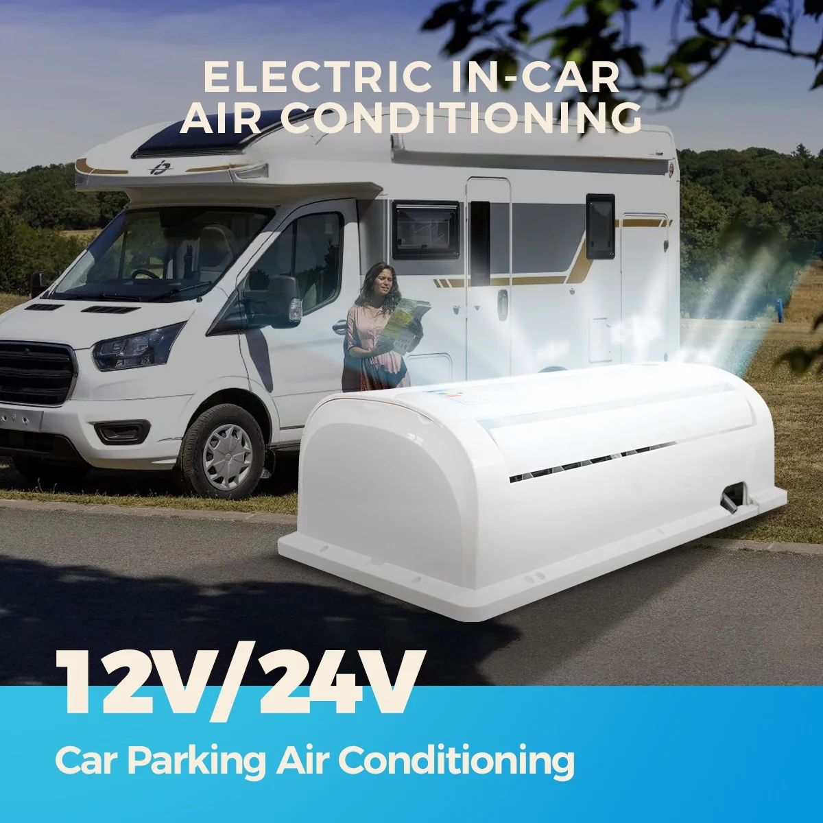 Sunster S-AC4 RV Air Conditioner 12V/24V Efficient Cooling - Image 10