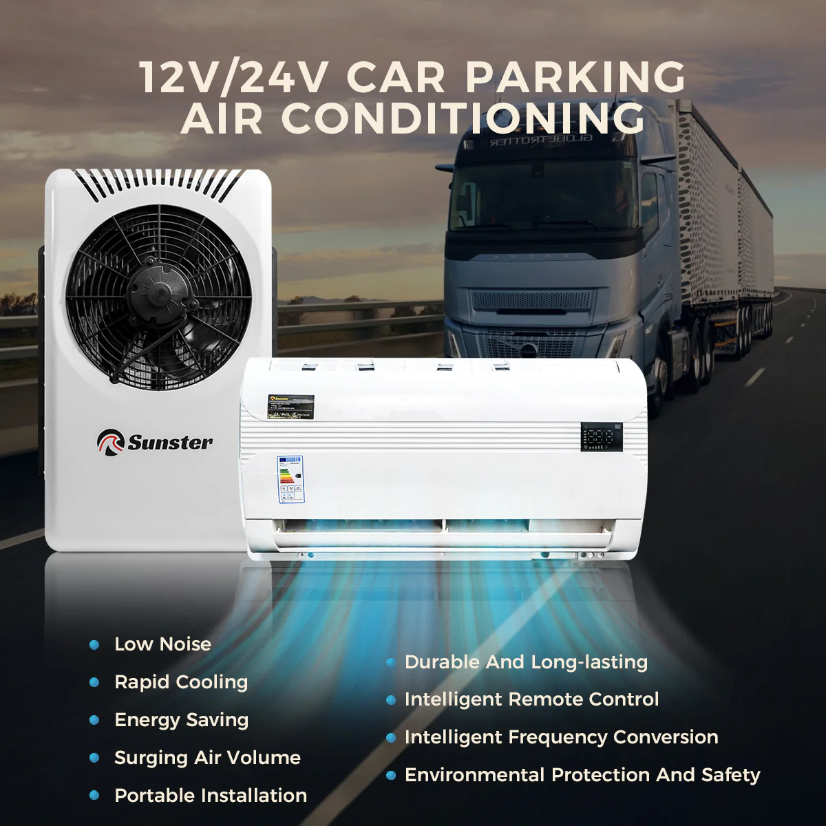 Sunster S-AC4 RV Air Conditioner 12V/24V Efficient Cooling - Image 14