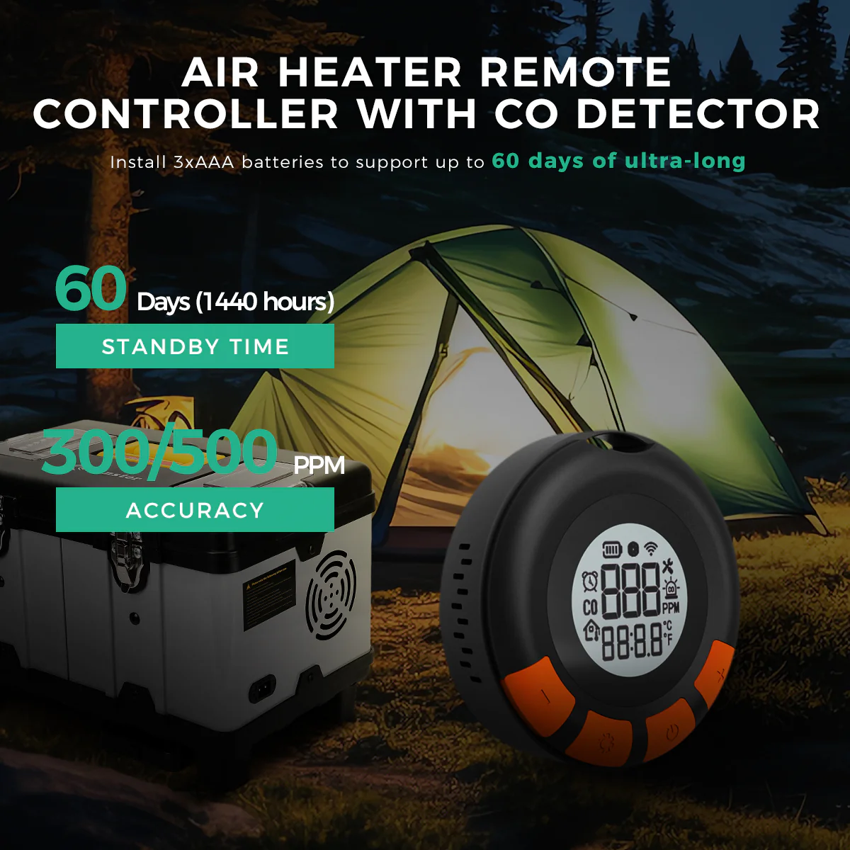 S-A2422 Wireless Temperature Control With Carbon Monoxide Alarm Function - Image 9