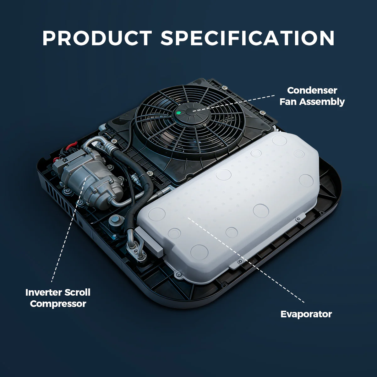 Sunster RV Roof Air Conditioner 12V/24V Efficient Cooling DDK-KTD1 - Image 10