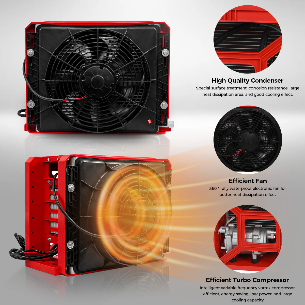 Sunster S-AC1 RV Air Conditioner 12V/24V Efficient Cooling - Image 11